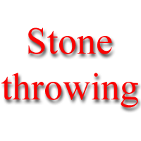stonethrowing