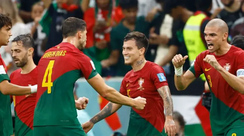 Ramos, Pepe give Portugal 2-0 halftime lead over Swiss in last 16