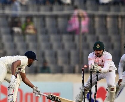 Shakib, Taijul reduce India's lead to less than 100 on day two