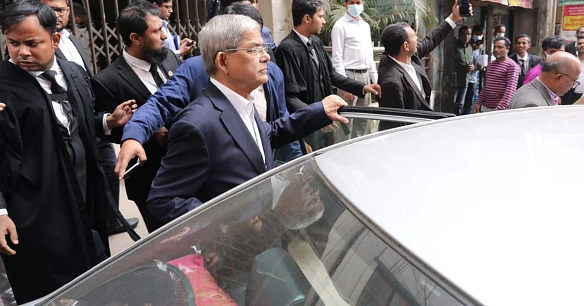 Mirza Fakhrul was stopped from entering Naya Paltan HQ