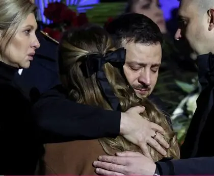Zelensky honors Ukrainian officials killed in helicopter crash
