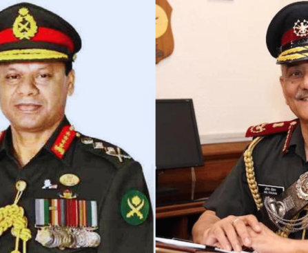 Chief of Defense Staff of India, Army Chief of Bangladesh have a phone conversation