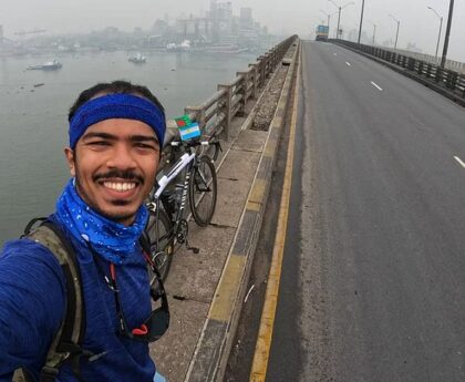 Tammat Bill Khor: From cycling for Messi to making headlines in Argentina