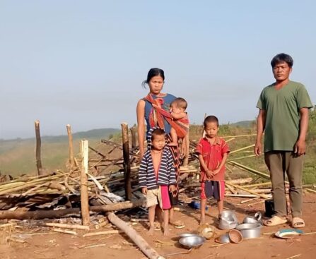 In Bandarban, Mru people attacked, set houses on fire, ransacked
