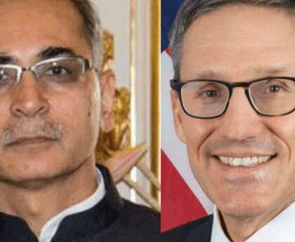 Two senior officials of India and America reached Dhaka on Tuesday evening