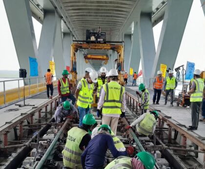 Railway construction on Padma bridge completed: official