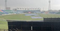 Play delayed due to rain after Bangladesh were sent in to bat