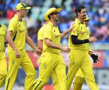 Starc's five-wicket haul helped Australia bundle out India for 117.