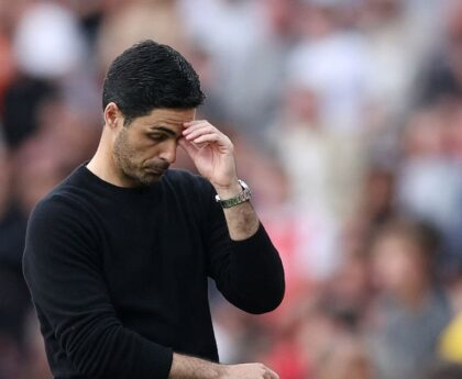Arteta hits back at criticism of Arsenal's title collapse