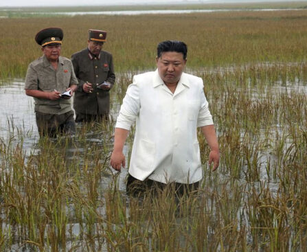 North Korea's Kim calls top officials 'irresponsible' for flood damage
