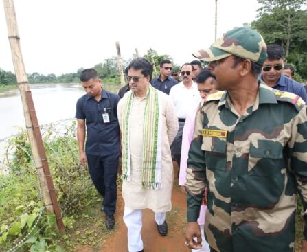 Tripura CM assures repair of damaged Bangladesh-India border fence