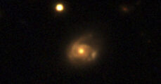 Supermassive black hole caught in the act of swallowing a Sun-like star