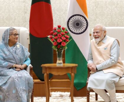 Bilateral meeting between Sheikh Hasina and Narendra Modi