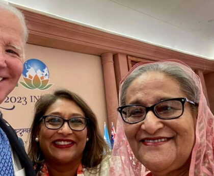 Joe Biden's selfie with Sheikh Hasina at G20 summit