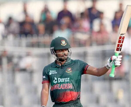 Bangladesh all out for 171 runs against New Zealand