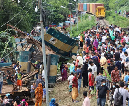 3 railway officers suspended after train accident in Bhairab