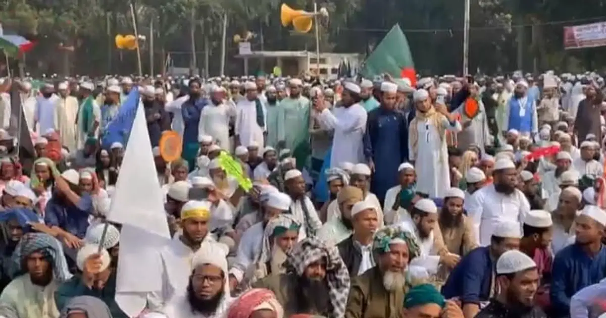 Rally of Islamic Movement Bangladesh going on in Dhaka