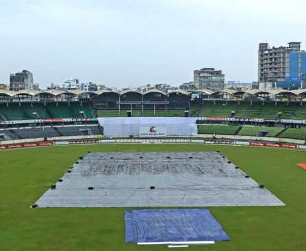 Bangladesh vs New Zealand Test canceled due to rain, play interrupted due to weather.  Sher-e-Bangla National Stadium