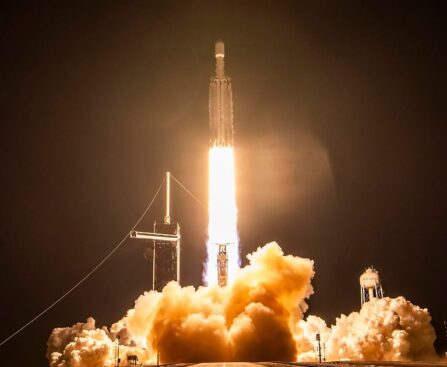SpaceX launches secret US military spacecraft on research mission  falcon heavy rocket