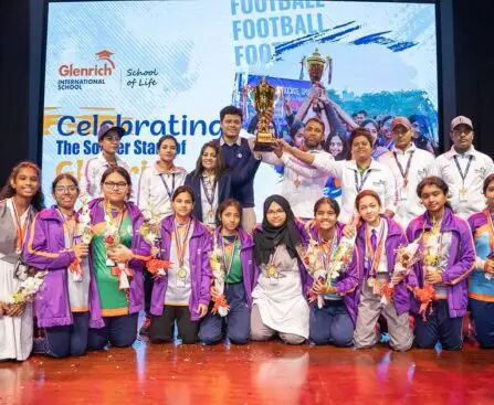 Glenrich International School becomes champion in Inter School Football Tournament