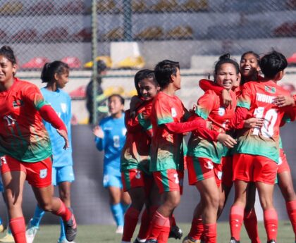 Bangladesh defeated India 3-1 to enter the final of SAFF Under-16 Women's Championship