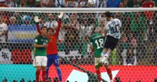 Argentina, Mexico scored in the first half