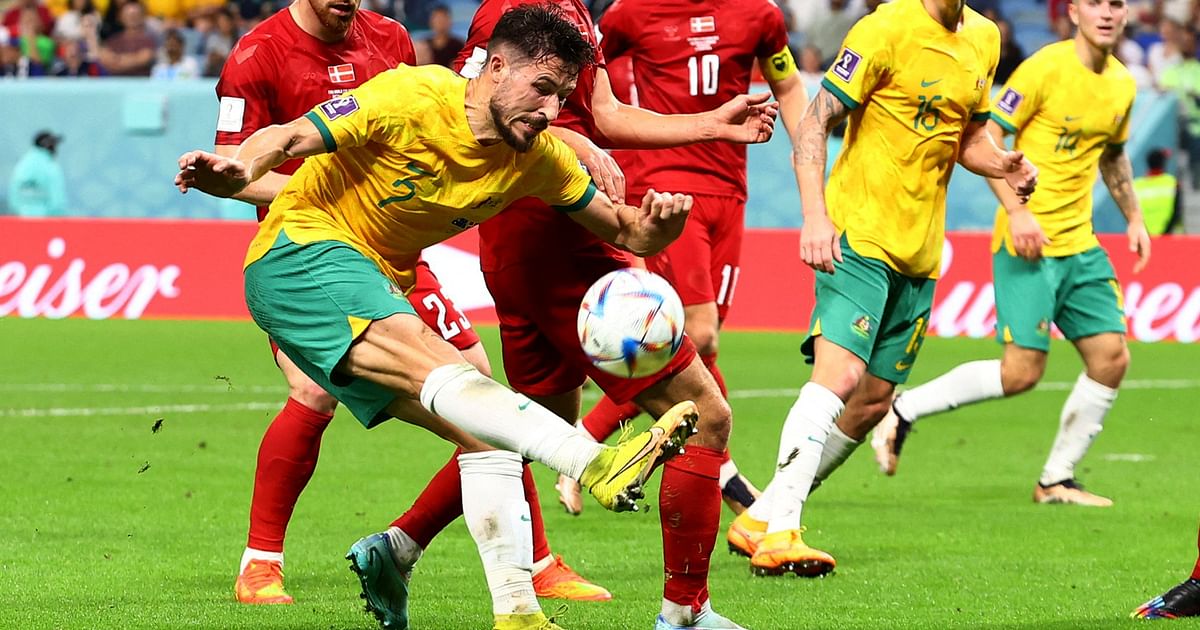 Australia hold Denmark to 0-0 at halftime