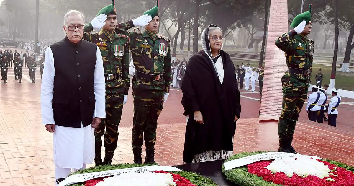 President, PM paid tribute to the heroes of 1971