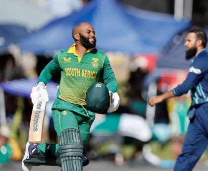 Bavuma's century sets up series win for South Africa