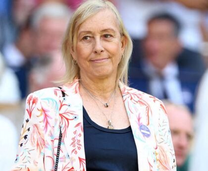 Navratilova has been diagnosed with throat and breast cancer