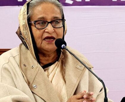 Hasina warns BNP against violent protests