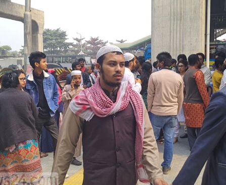 Metro station gates close early as trains overflow with Biswa Ijtema pilgrims