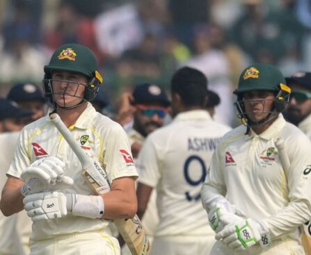 Australia were 94-3 after Ashwin scored twice