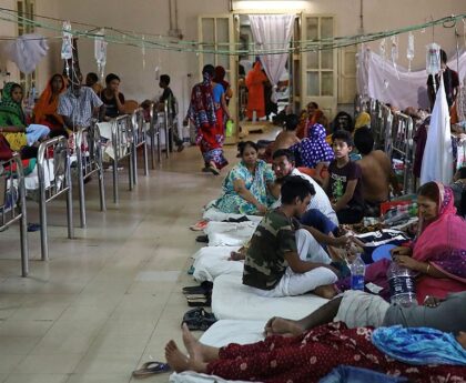 Dengue kills one, five hospitalized