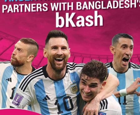 bKash Named Regional Brand Partner of World Champion Argentina