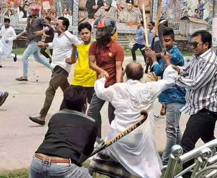 BNP-ruling party workers clash in Patuakhali, more than 100 injured
