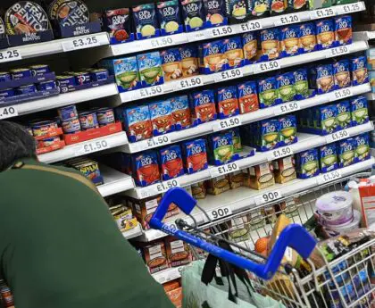 UK annual inflation hits 15-month low