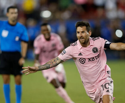 Messi scores twice as Miami edge past Dallas in League Cup thriller