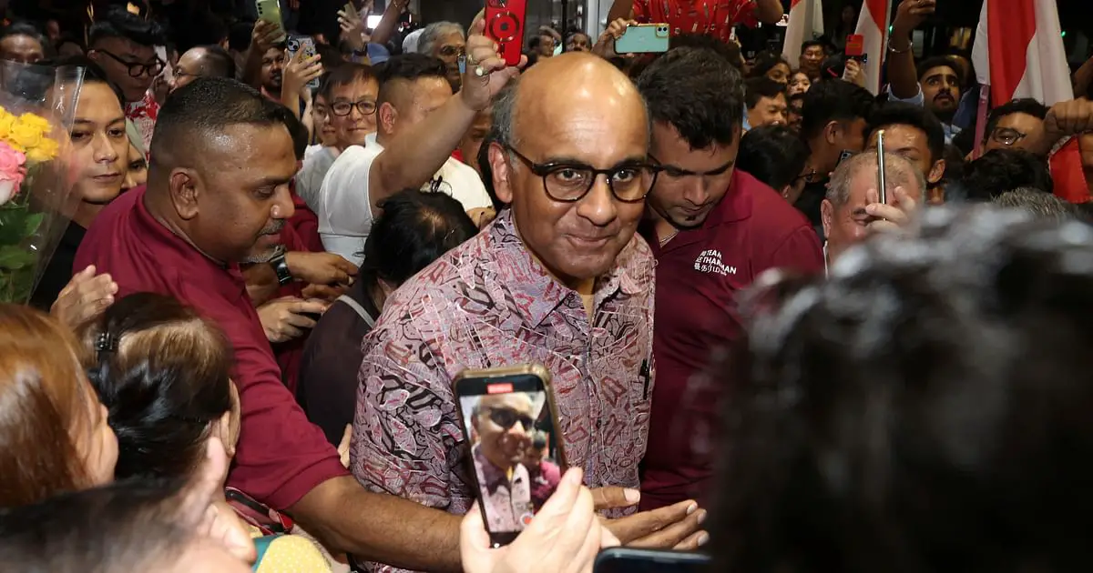 Ex-minister Tharman Shanmugaratnam elected as Singapore's president with a landslide victory