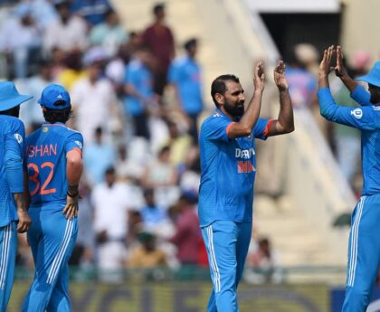 Shami restricted Australia to 276 runs in India's first ODI.