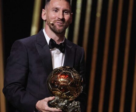 Messi won the Ballon d'Or for a record 8th time and became the best player in the world