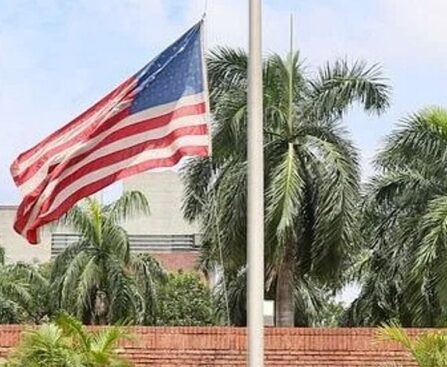 Mourning for Palestinians: Flag at US Embassy in Dhaka to fly at half mast