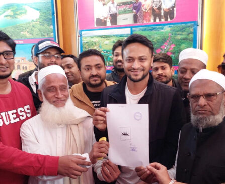 Shakib Al Hasan gets 'boat' symbol as Awami League candidate.  Voter turnout is the main challenge