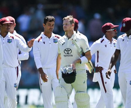 Under the captaincy of Hazlewood, Australia achieved a big victory over West Indies.