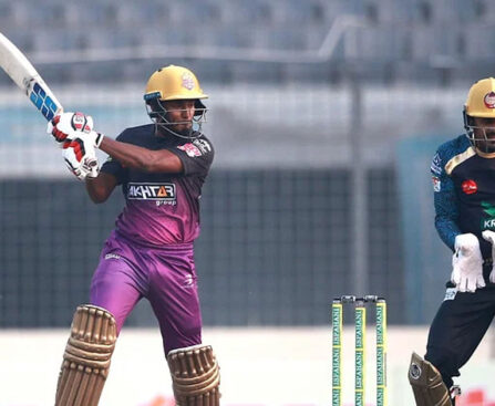 Tanzid's maiden T20 century takes Chattogram into BPL playoffs