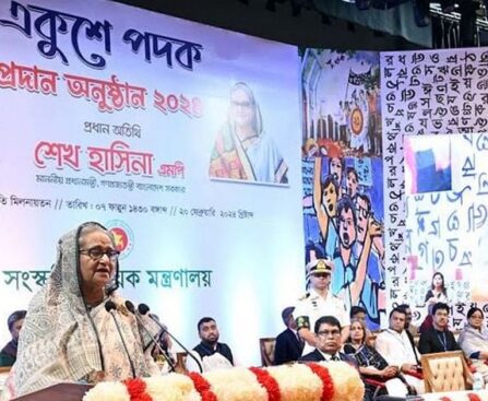 Amar Ekushey does not teach us to bow our heads: PM Hasina