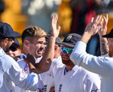 James Anderson completes 700 Test wickets, England bowls out India for 477 runs