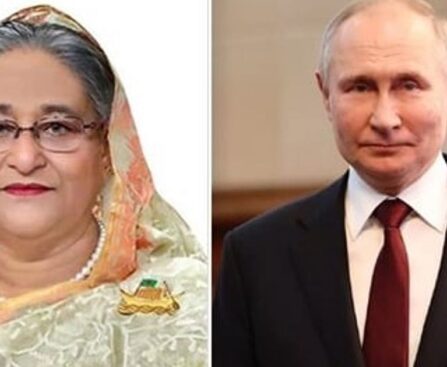 Prime Minister Hasina congratulated Russian President Putin on his re-election