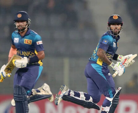 Sri Lanka set a huge target of 207 runs for Bangladesh in the first T20 match.