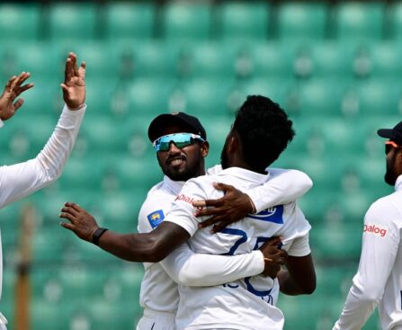 Bangladesh all out for 178 runs in the second test against Sri Lanka